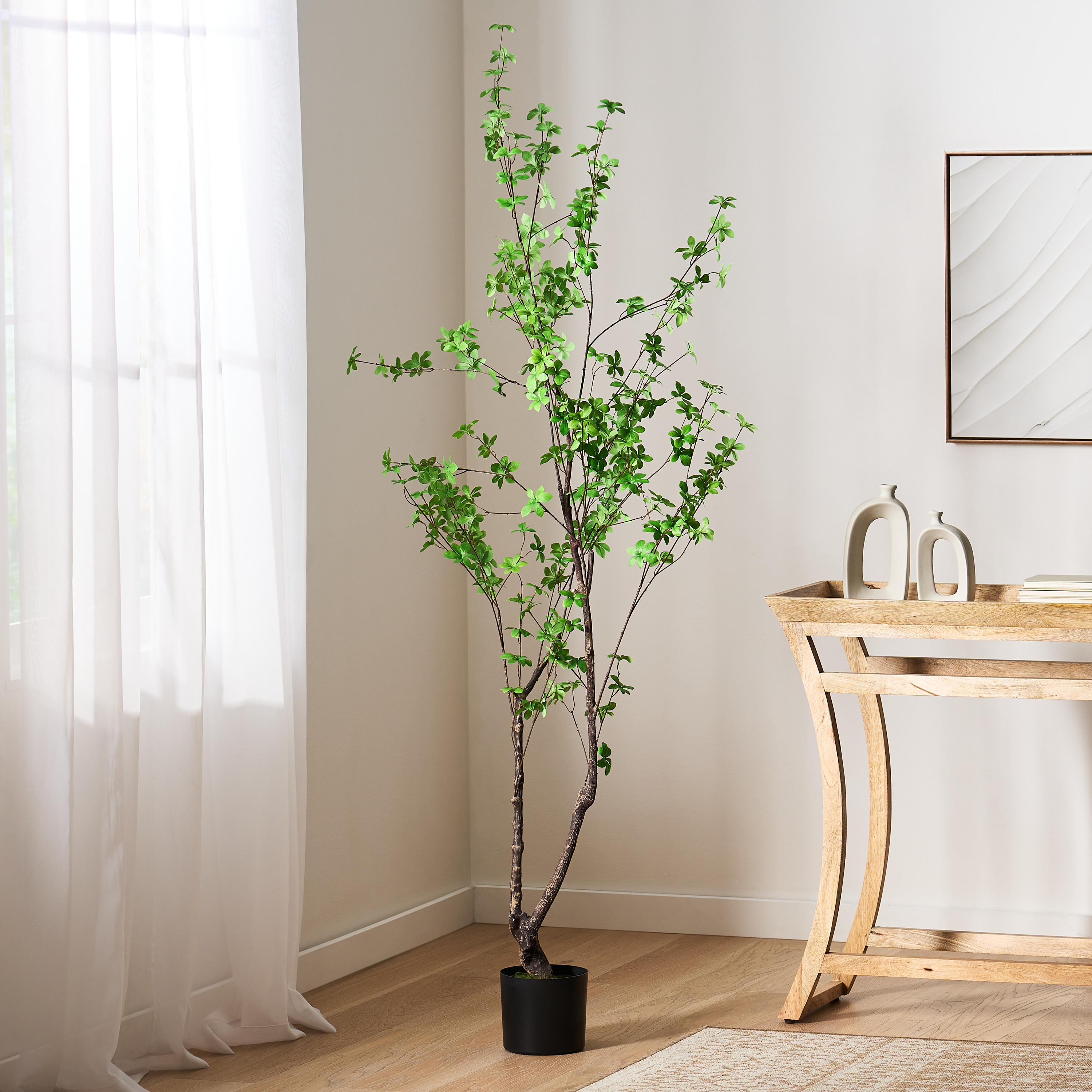 Arbre feuille disque artificiel 180 cm