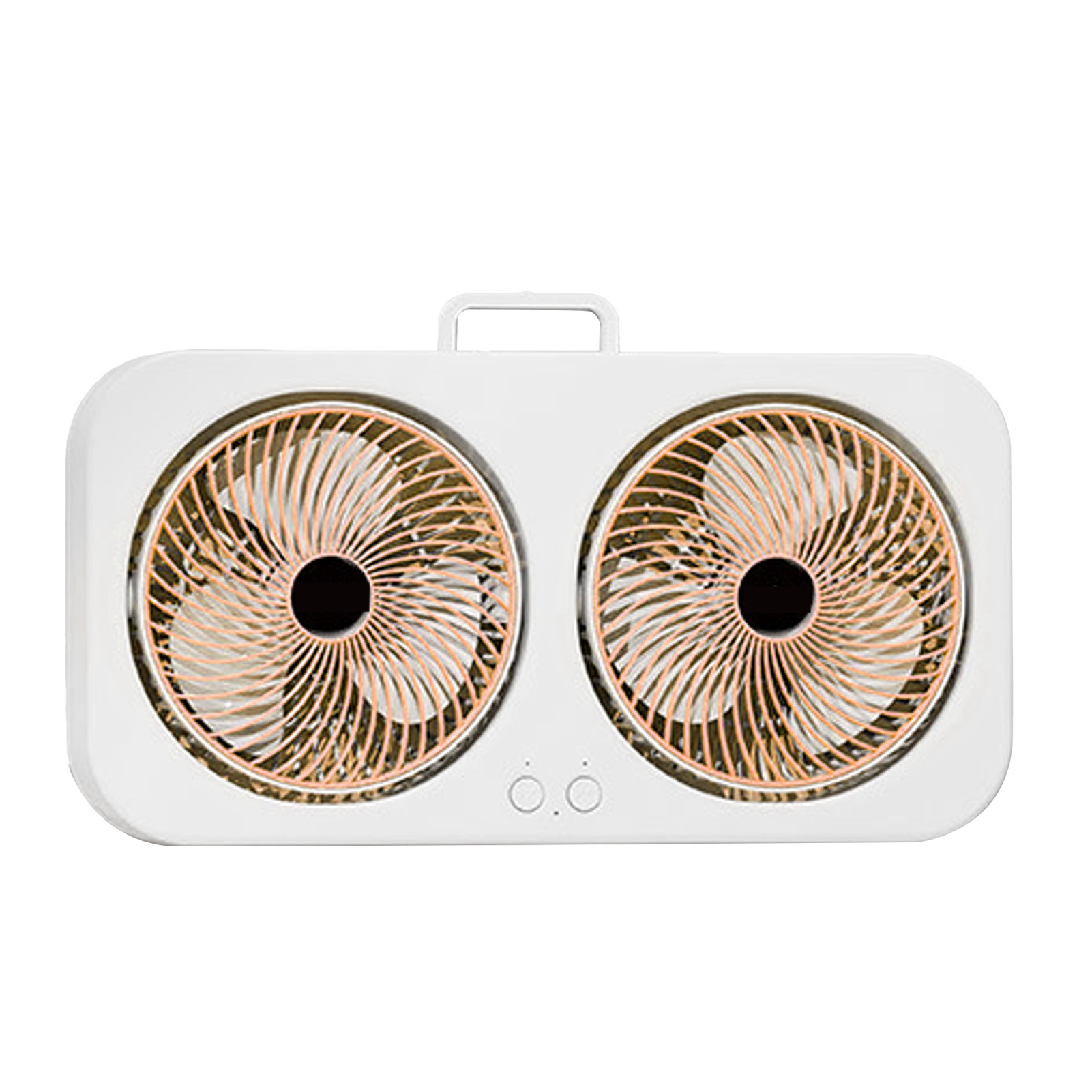Ventilateur bureau dual USB silencieux 3 vitesses