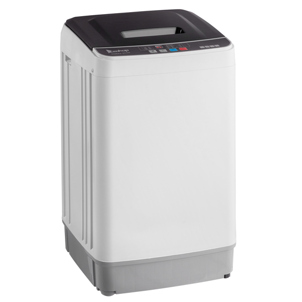 Machine laver automatique portative 8kg 17,8lbs noire