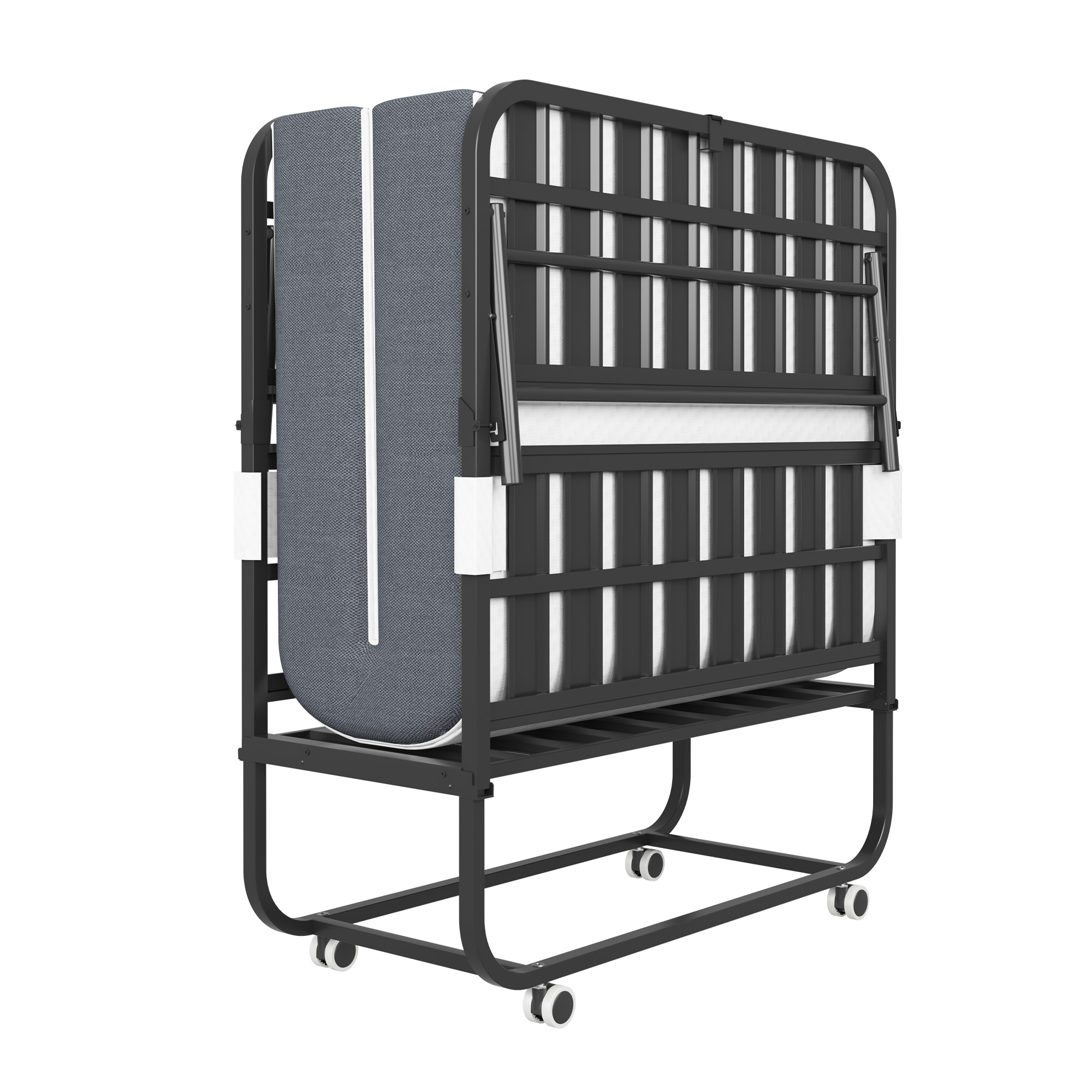Lit pliant 75x38", 450 lbs, mousse mémoire, twin