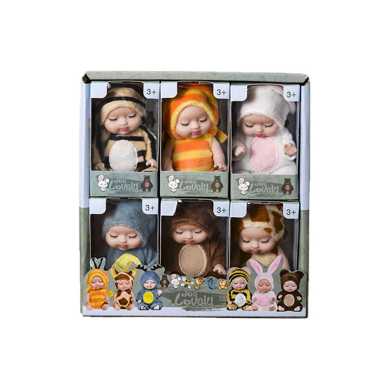 Ensemble 6 poupées princesses dans coffret cadeau