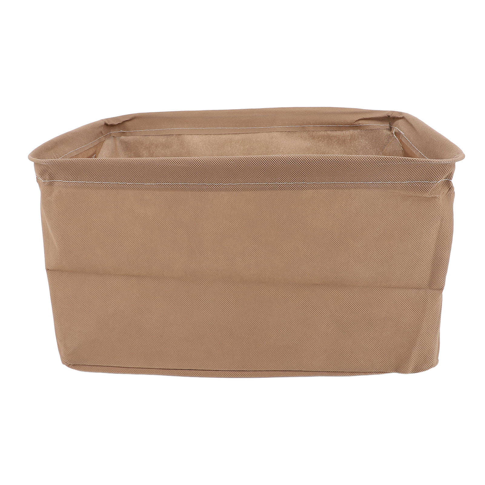 6 Boîtes rangement vêtements tissu pliable 48x28x25cm kaki