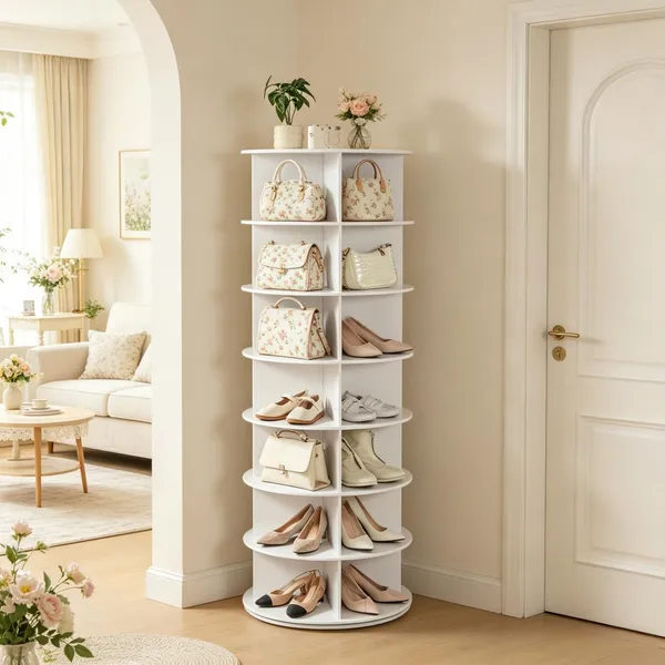 Meuble rangement chaussures 4 compartiments classique