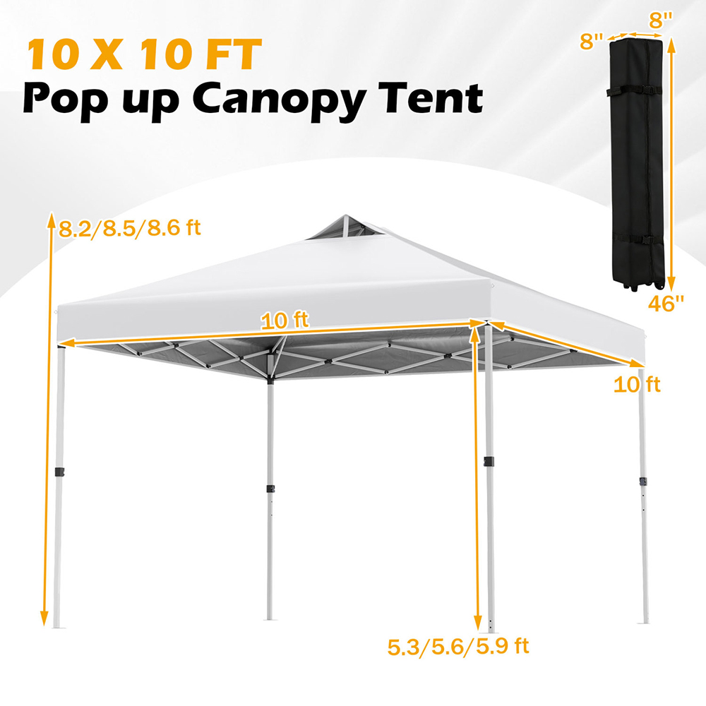Tente auvent commercial extérieur rangement, camping BBQ marché