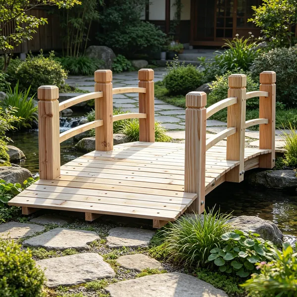 Pont de jardin arc