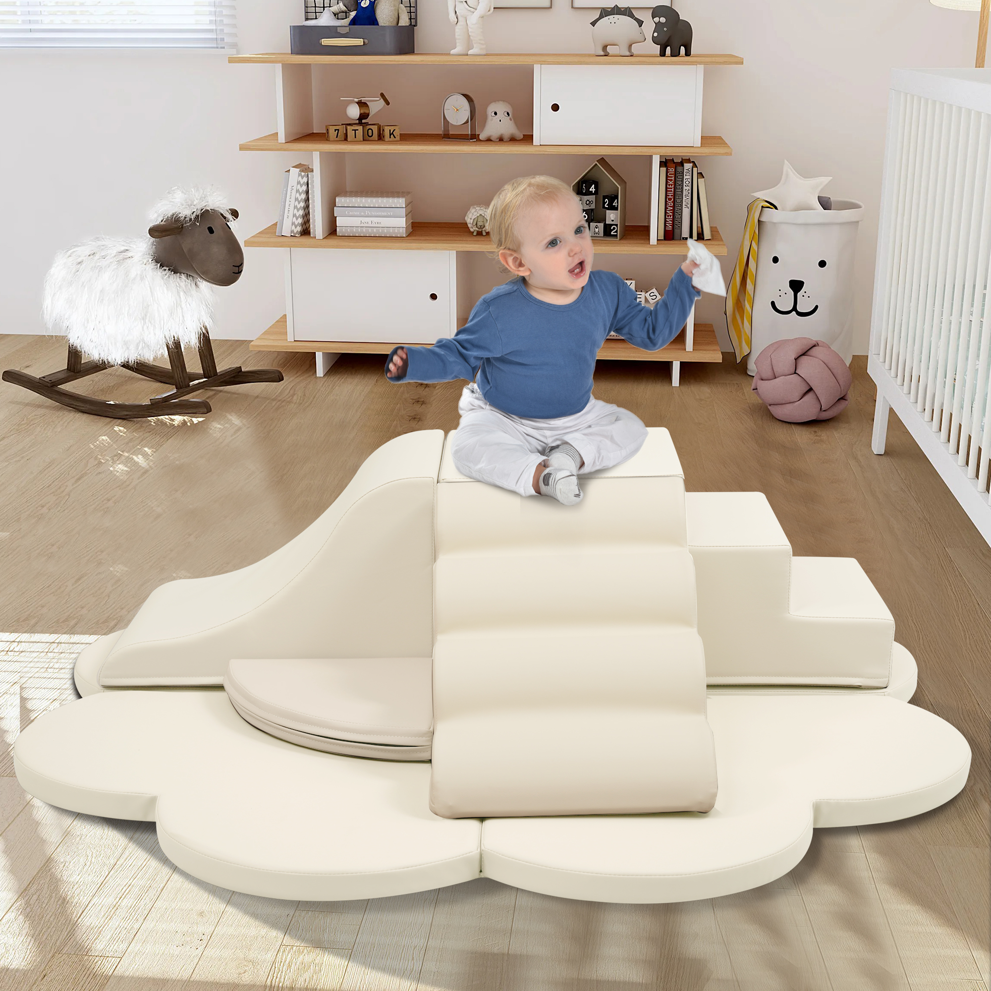 Structures blocs mousse pour enfants, 6 pièces