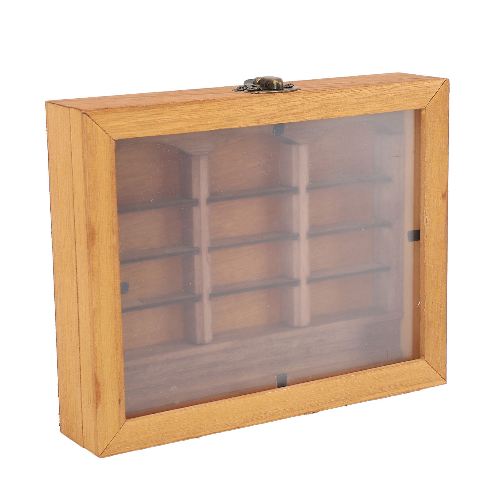 Meuble vitrine livres miniatures, soulagement anxiété, étagère