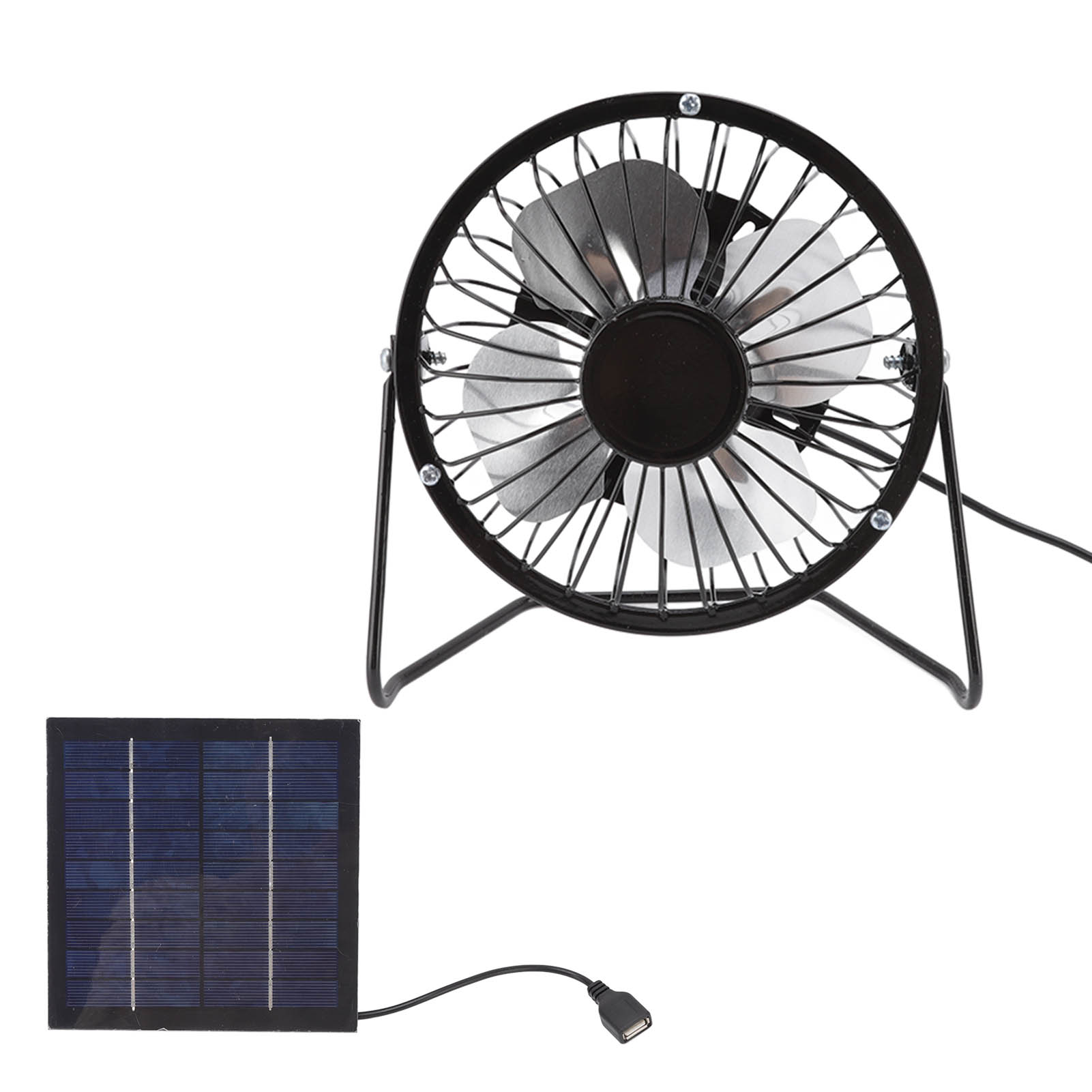 Système panneau solaire portable ventilation USB