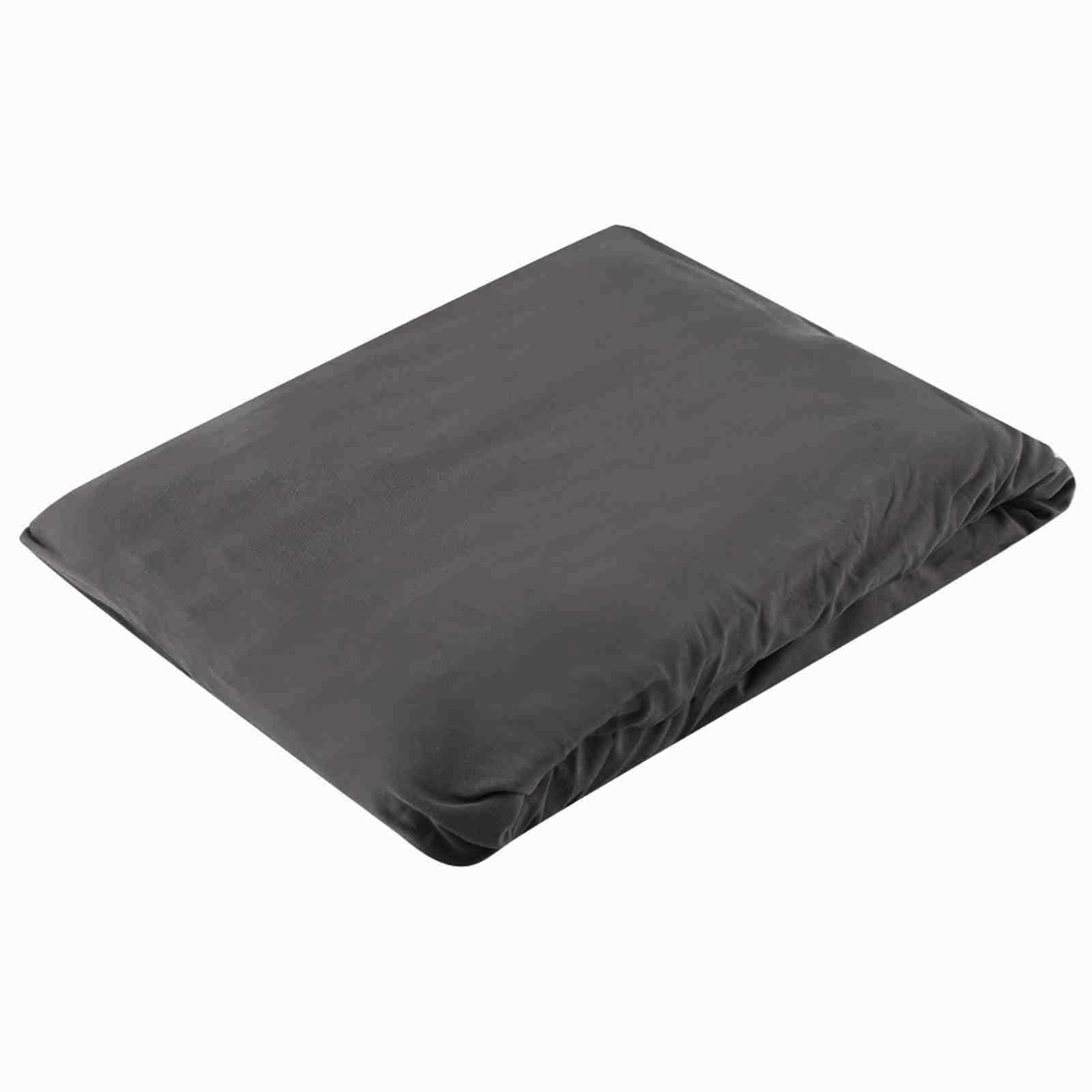 Housse canapé-lit L gris polyester protection meubles