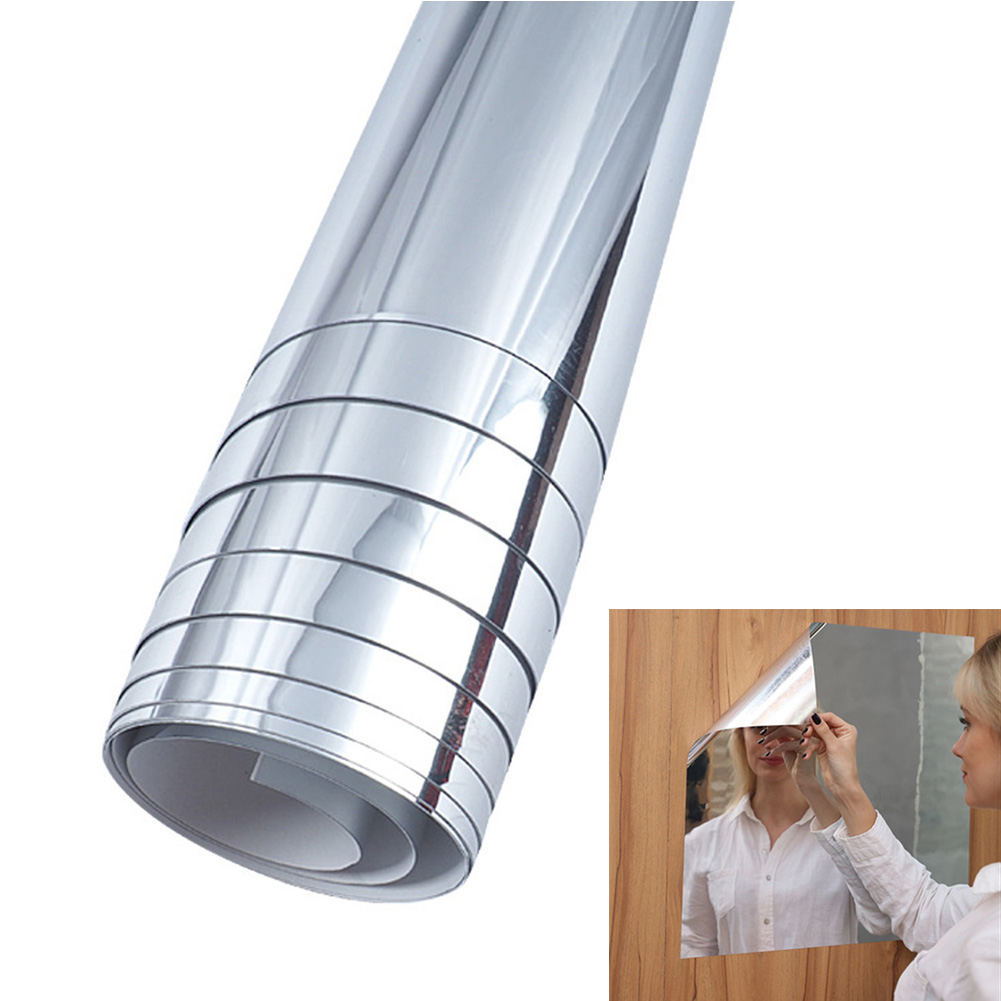 Miroir adhésif flexible imperméable 19,7 x 39,4 po