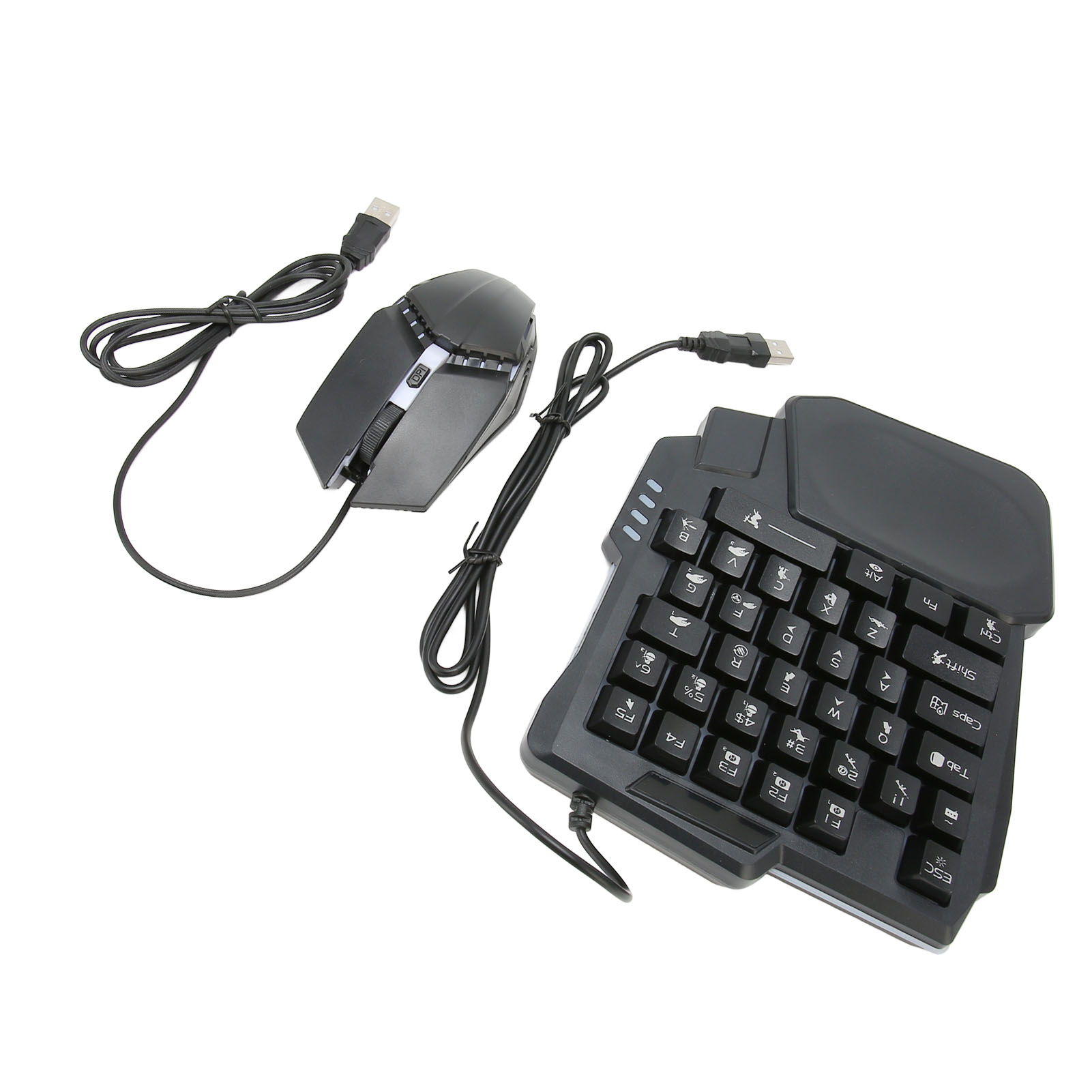 Combo manette jeu mobile 4-en-1 clavier souris convertisseur
