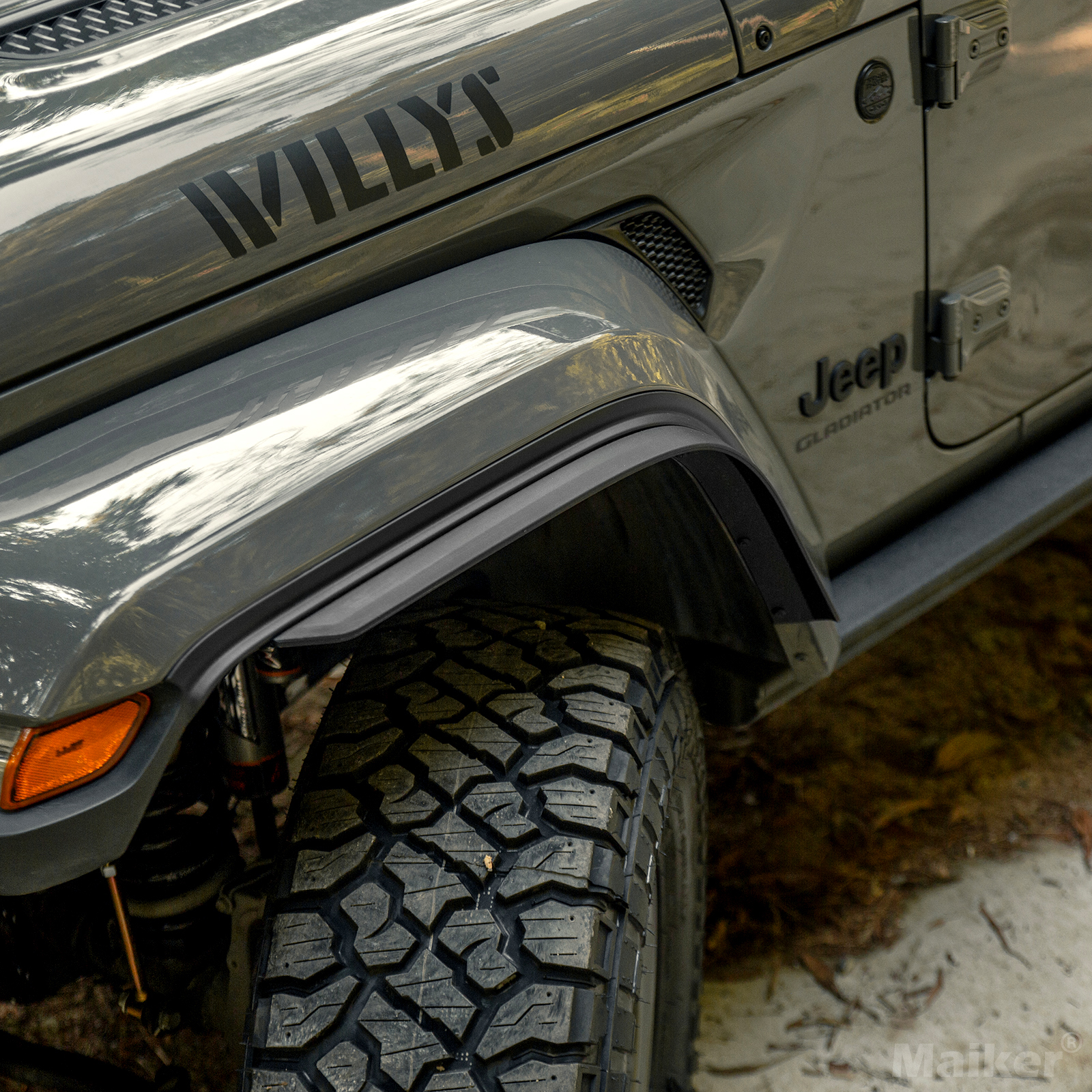 Pare-boue avant arrière Wrangler JL JLU 2018-2026, ajustement d'origine