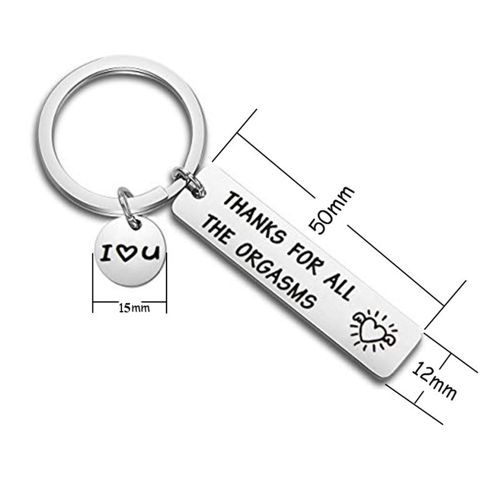 Porte-clés couple Saint-Valentin merci cadeaux