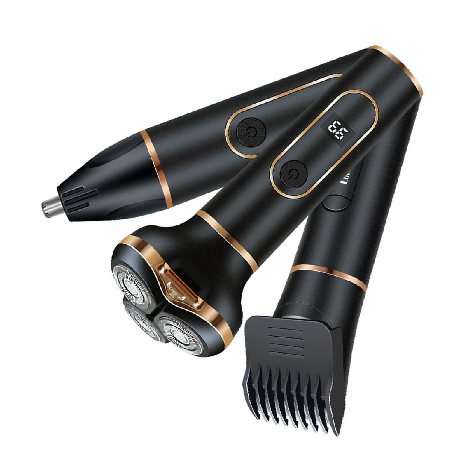 Rasoir électrique 3 en 1 sans fil IPX7 USB