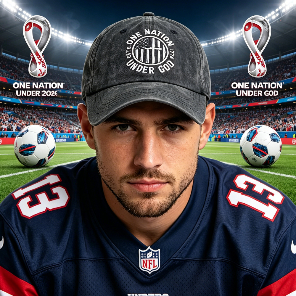 Casquette baseball femme hommes One Nation coton