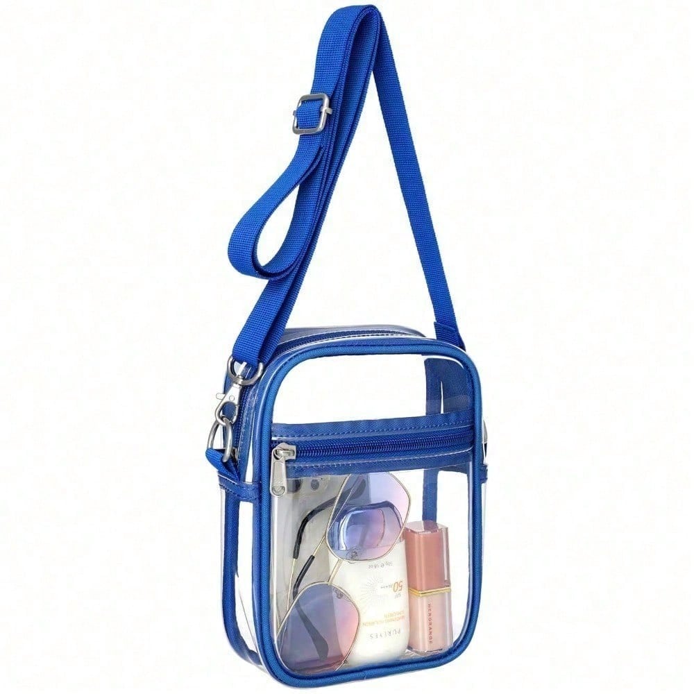Sac messager transparent approuvé stade homme femme