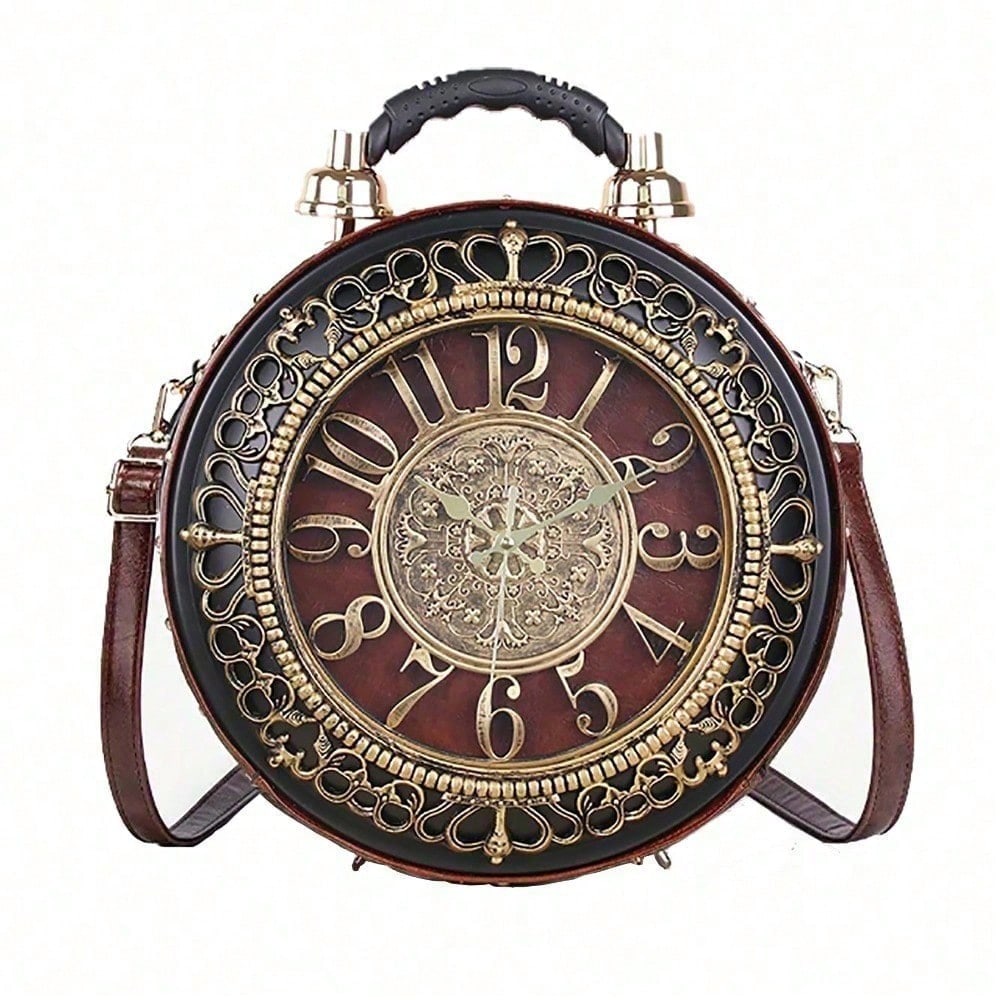 Sac hobo horloge rétro steampunk vintage femmes