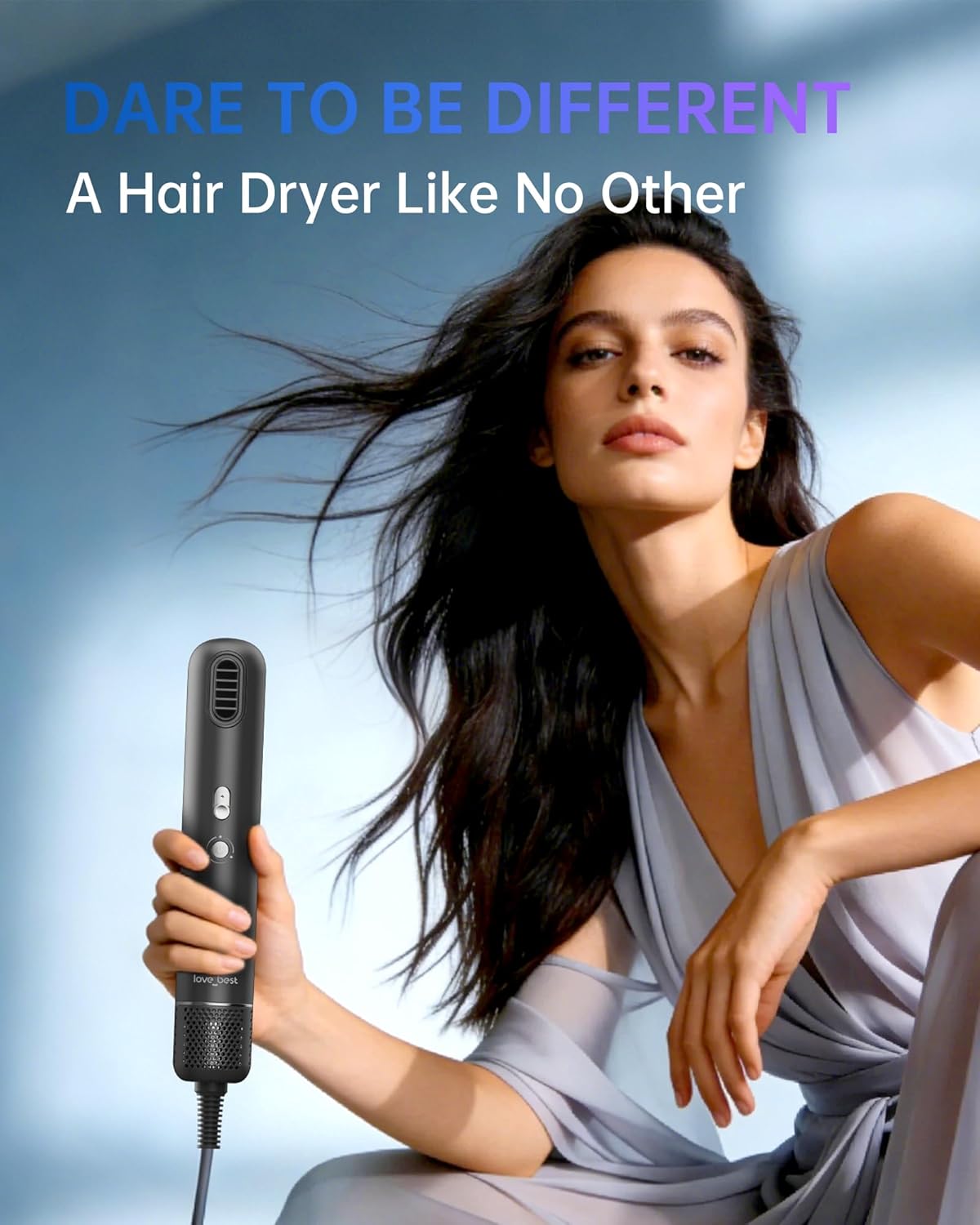 Mini sèche-cheveux portable ionique 110 000 RPM