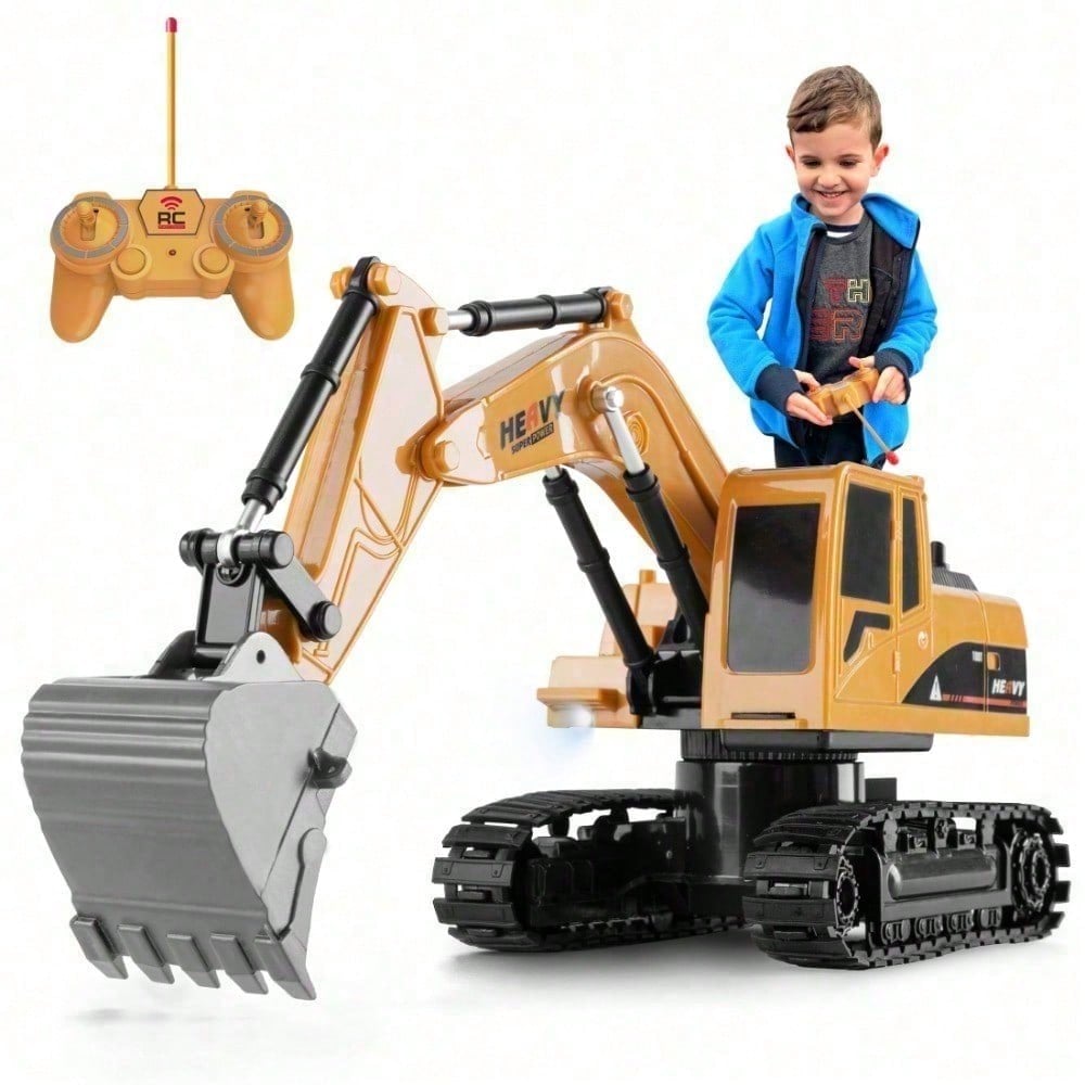 Excavatrice T1 22 RC télécommandée, bras flexible, 6CH rechargeable
