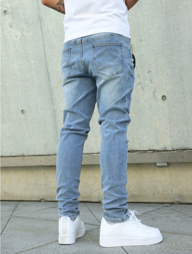 Shanxi Pantalon Droit Mince Extensible