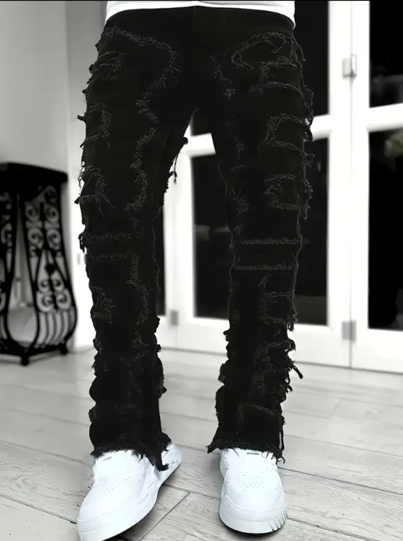 Shanxi Pantalon Droit Mince Extensible