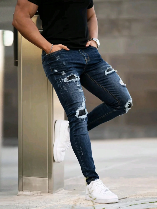 Pantalon Shanxi extensible slim droit