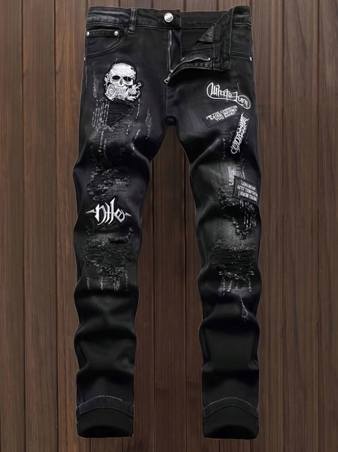 Shanxi Pantalon droit extensible mince