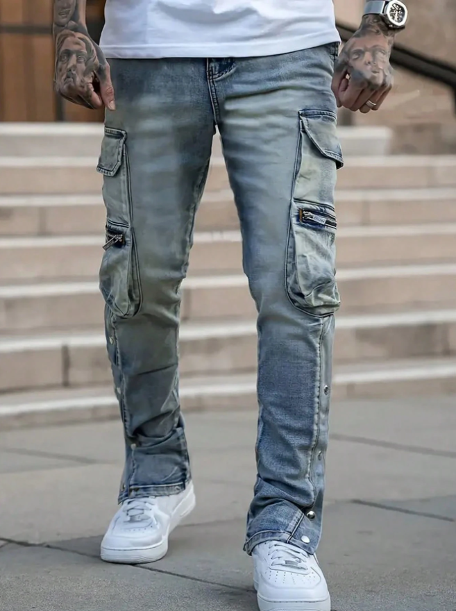 Pantalon Shanxi extensible mince droit