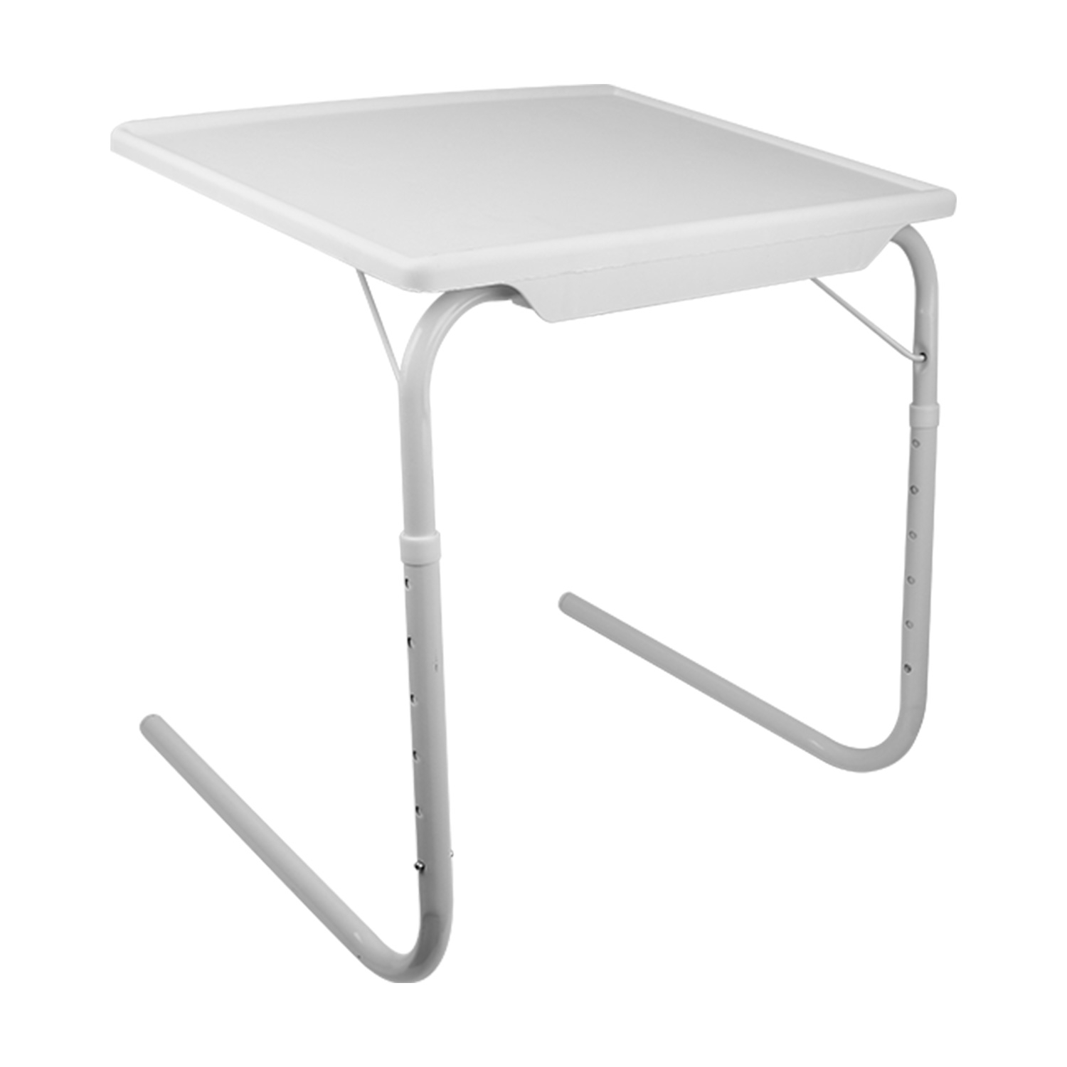 Table plateau pliable portable - Bureau lit 6 hauteurs 3 angles
