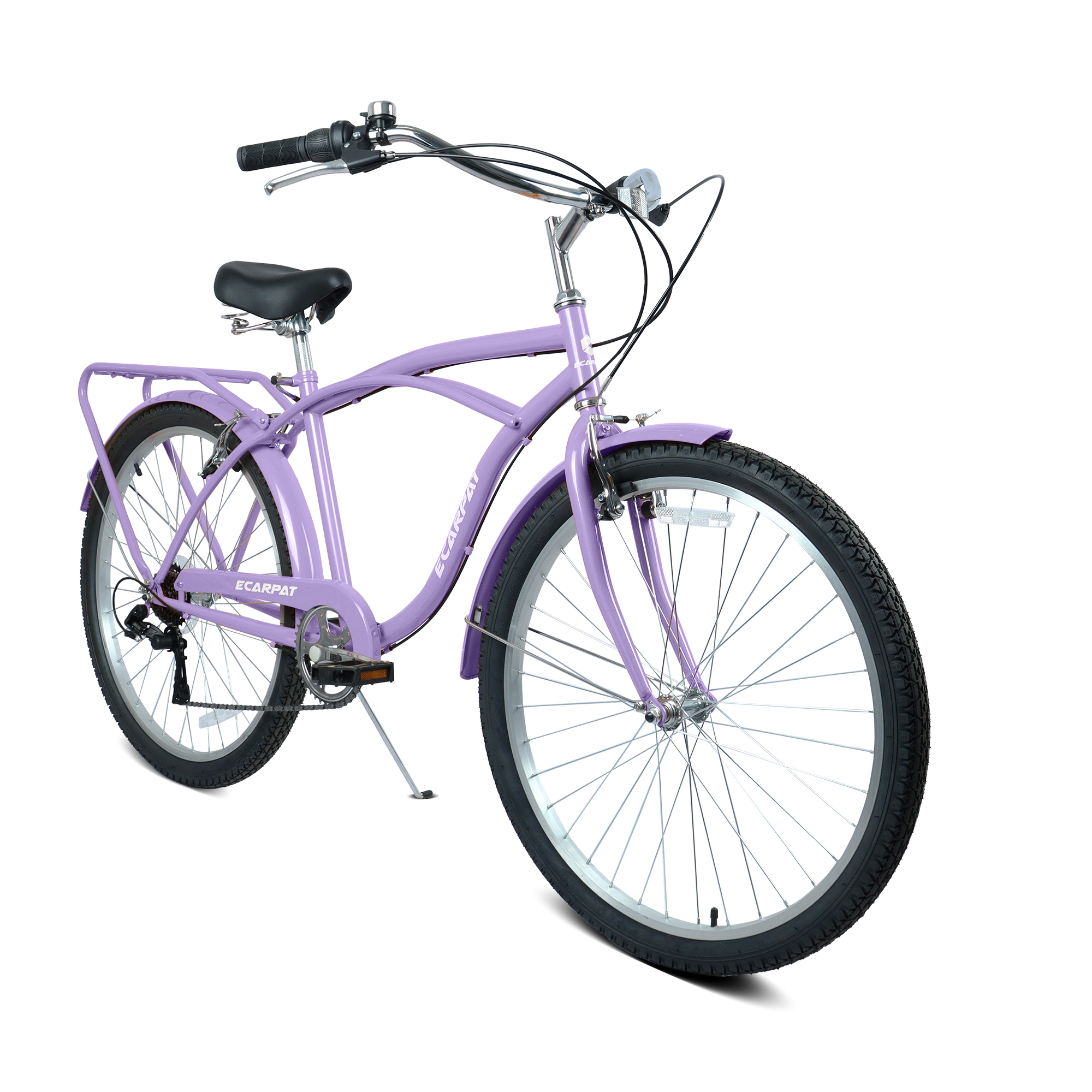 A26265B Vélo plage 26 po, 7 vitesses, acier, freins V, couleurs variées