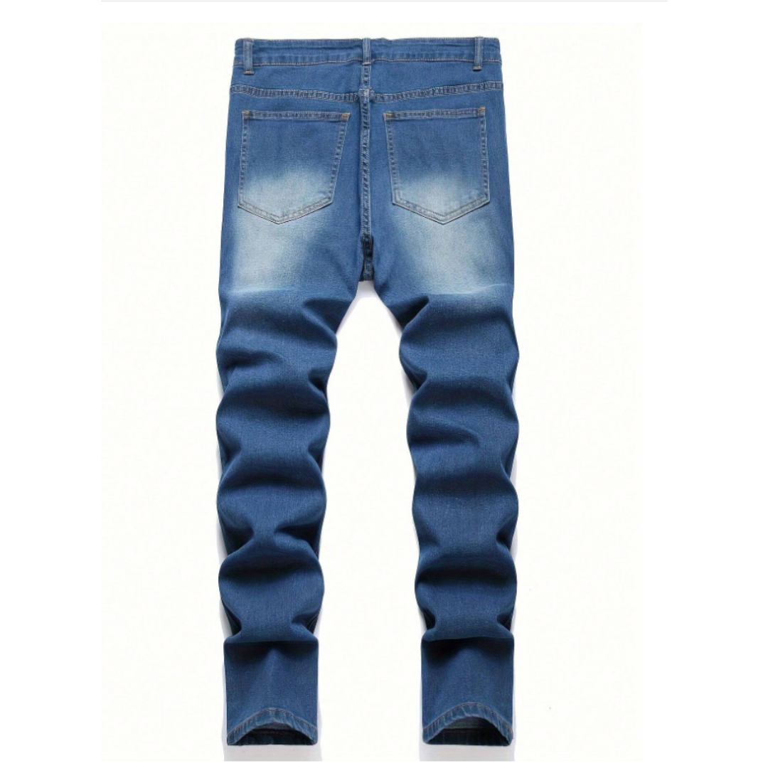 Pantalon Droite Jambe Ajusté Stretch