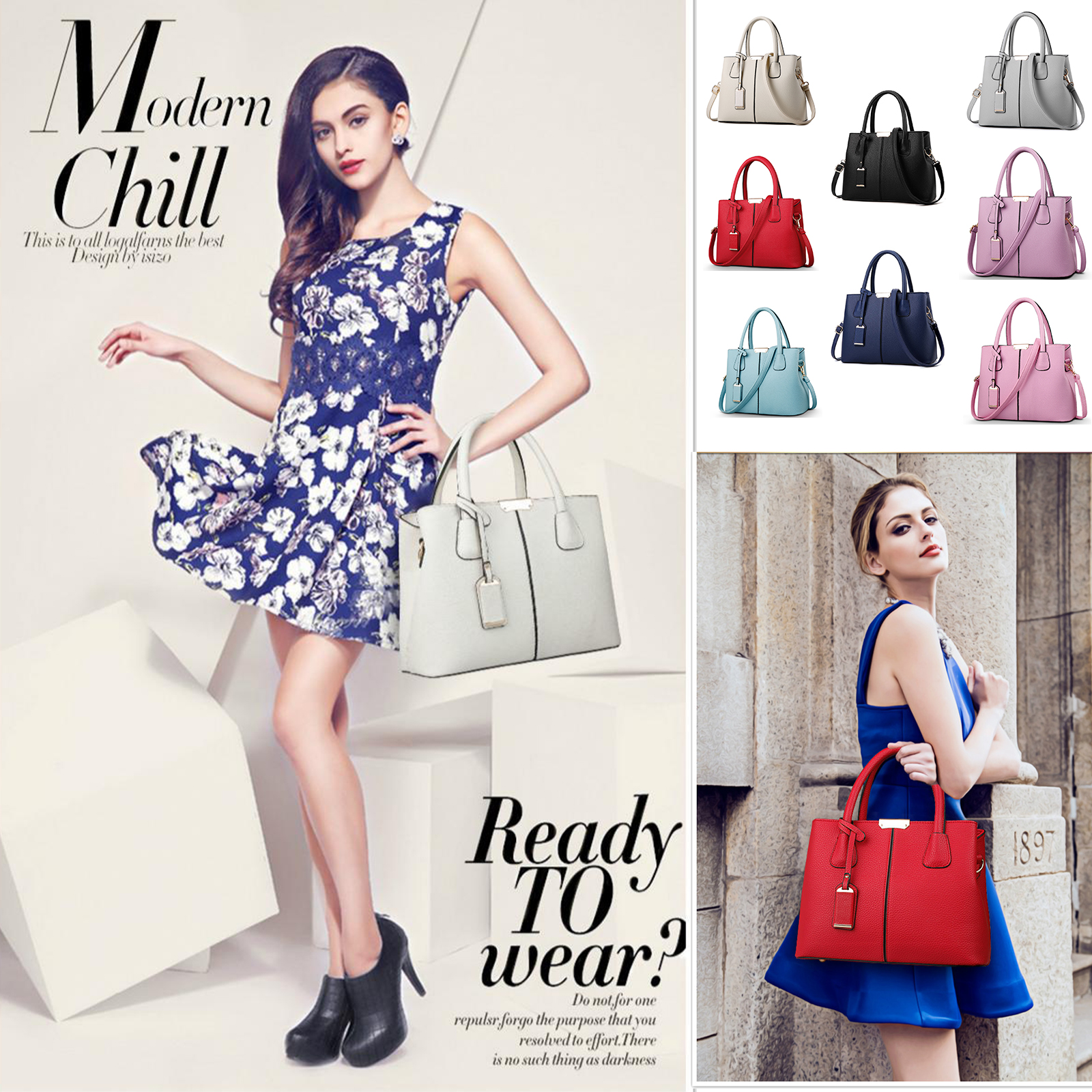 Grand sac tote femme usage quotidien crossbody