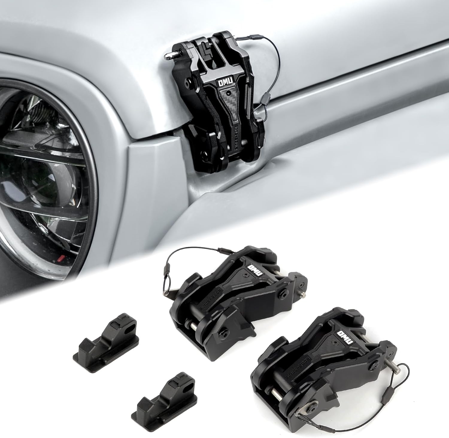 OMU Genesis attache capot Jeep Wrangler JL 2018-2026