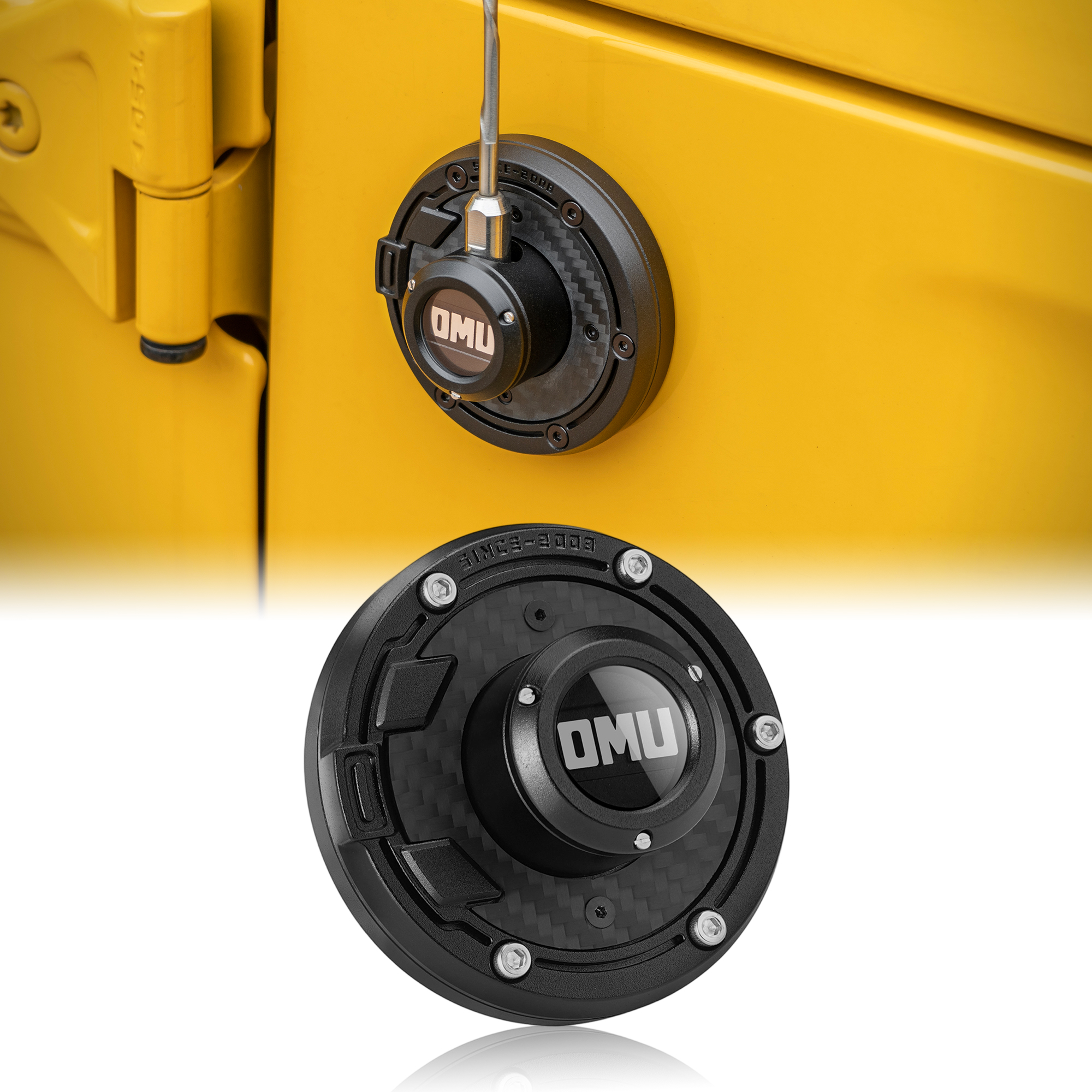 OMU Genesis base antenne aluminium Wrangler 2007-2018 JK