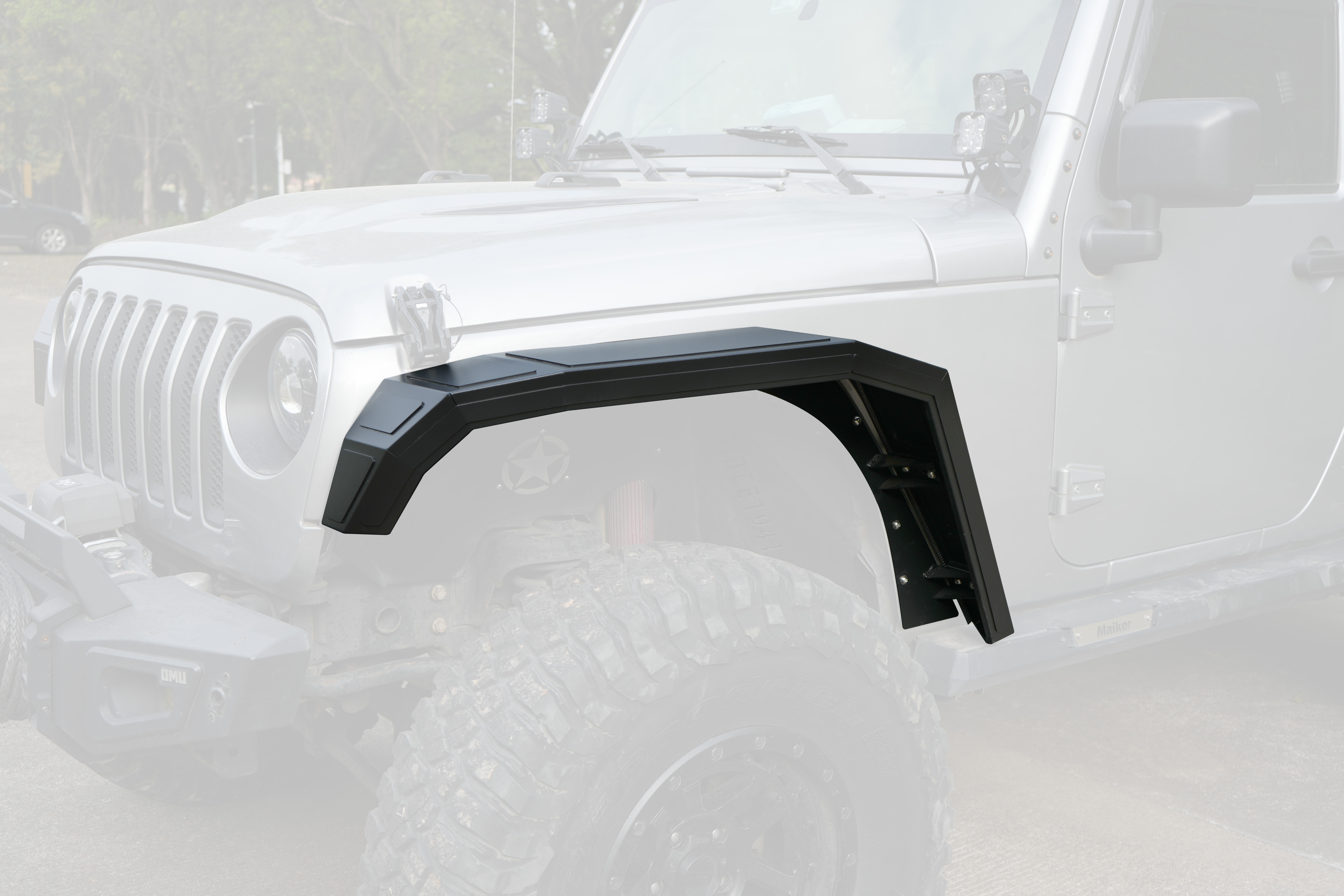 Garde-boue Wrangler JK 2007-2018 acier