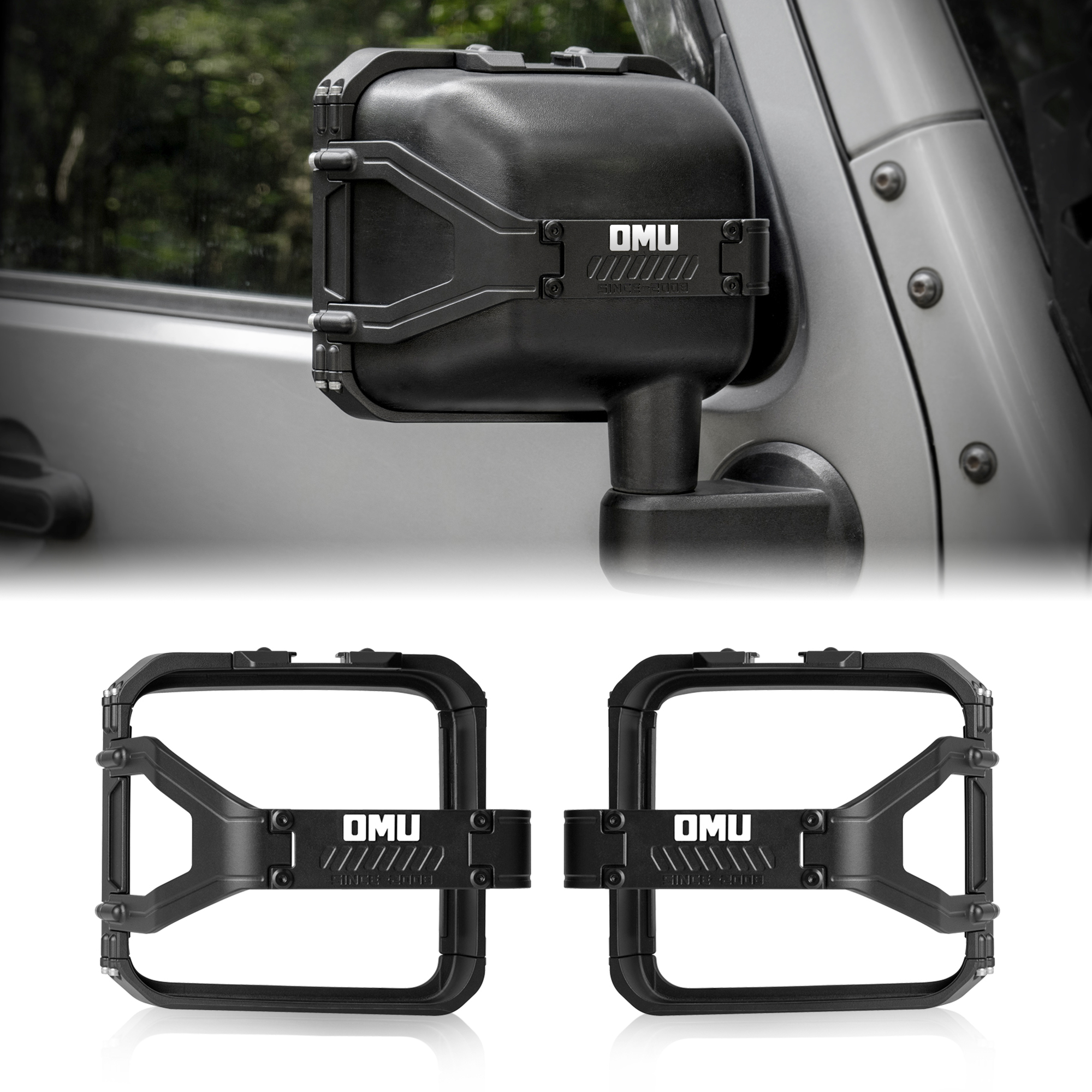 OMU Genesis série miroir rétroviseur Wrangler JK 2007-2017