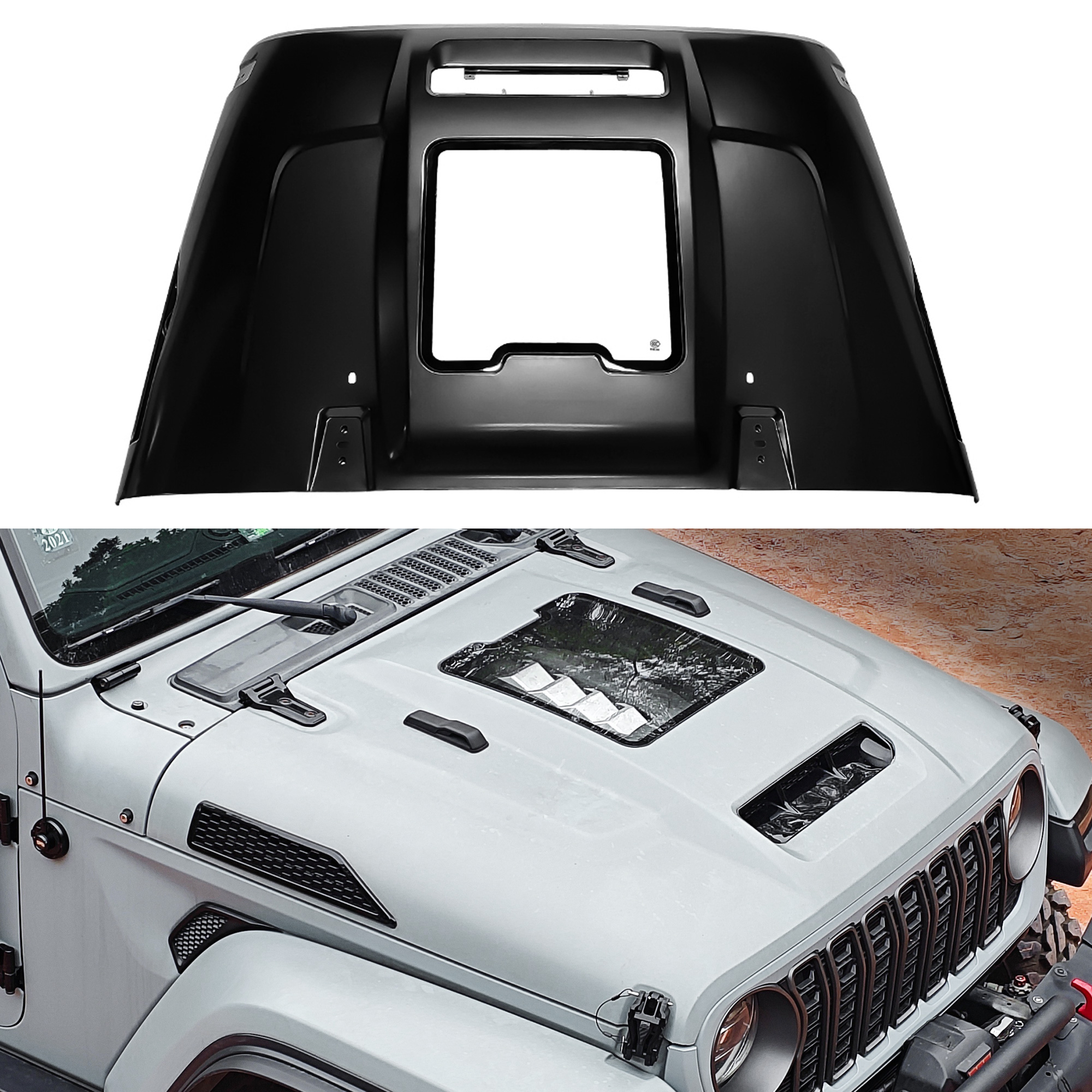Capot style space-capsule Wrangler JL JLU 2018-2026