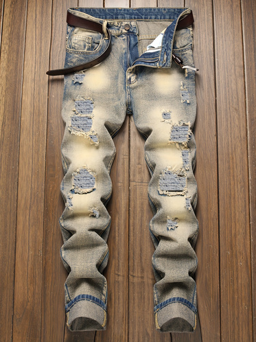 Pantalon droit mince extensible Shanxi
