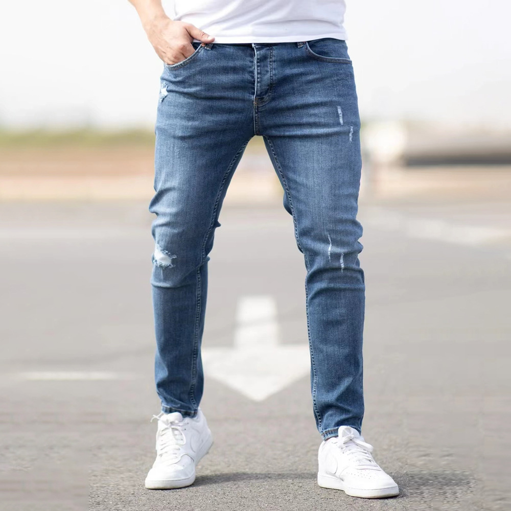 Shanxi Pantalon Droit Mince Extensible