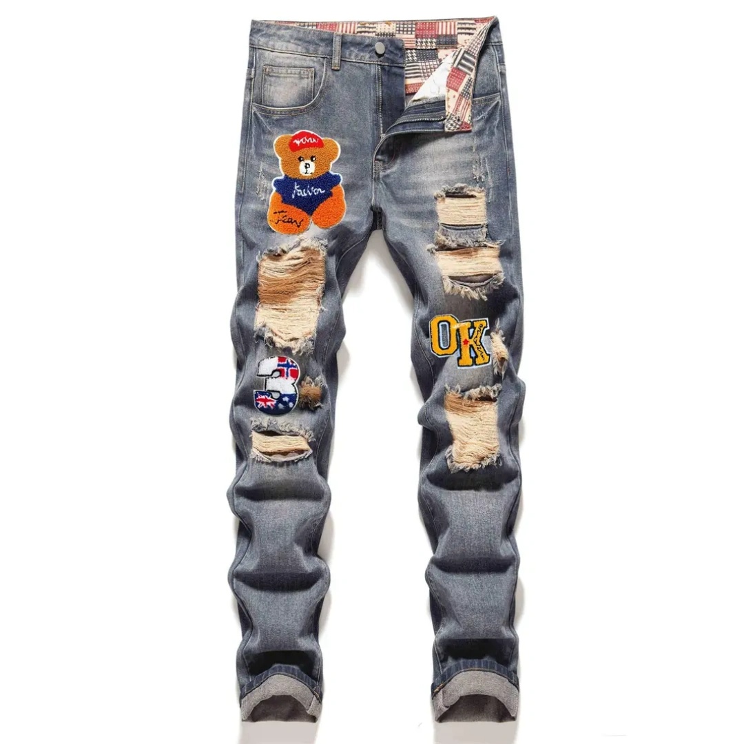 Shanxi Pantalon droit extensible mince