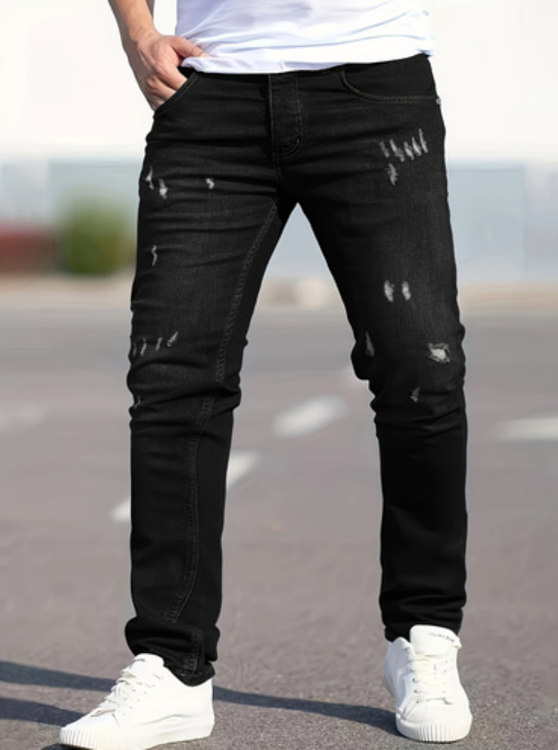 Pantalon Ajusté Droit Stretch Shanxi
