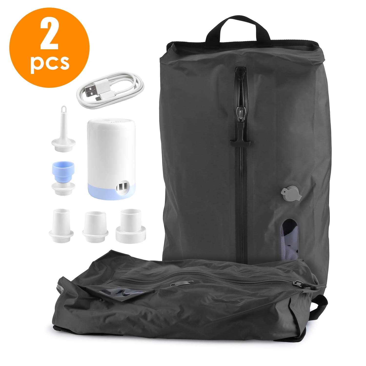 Sacs vide 17L 2pcs pompe fenêtre IP67