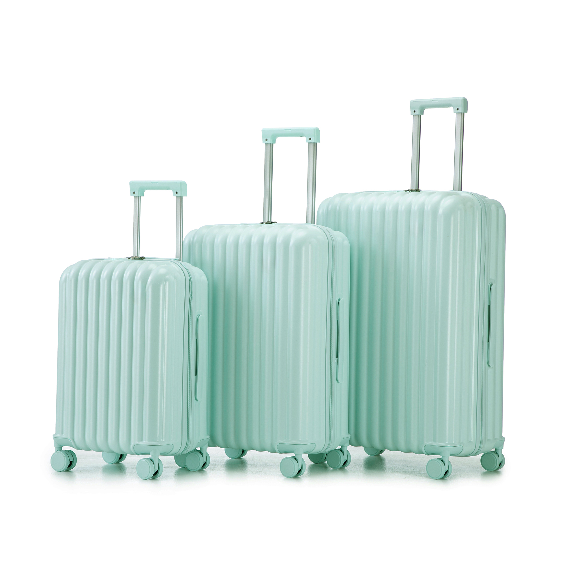 Ensemble 3 valises ABS 20/24/28", porte-gobelet, port USB