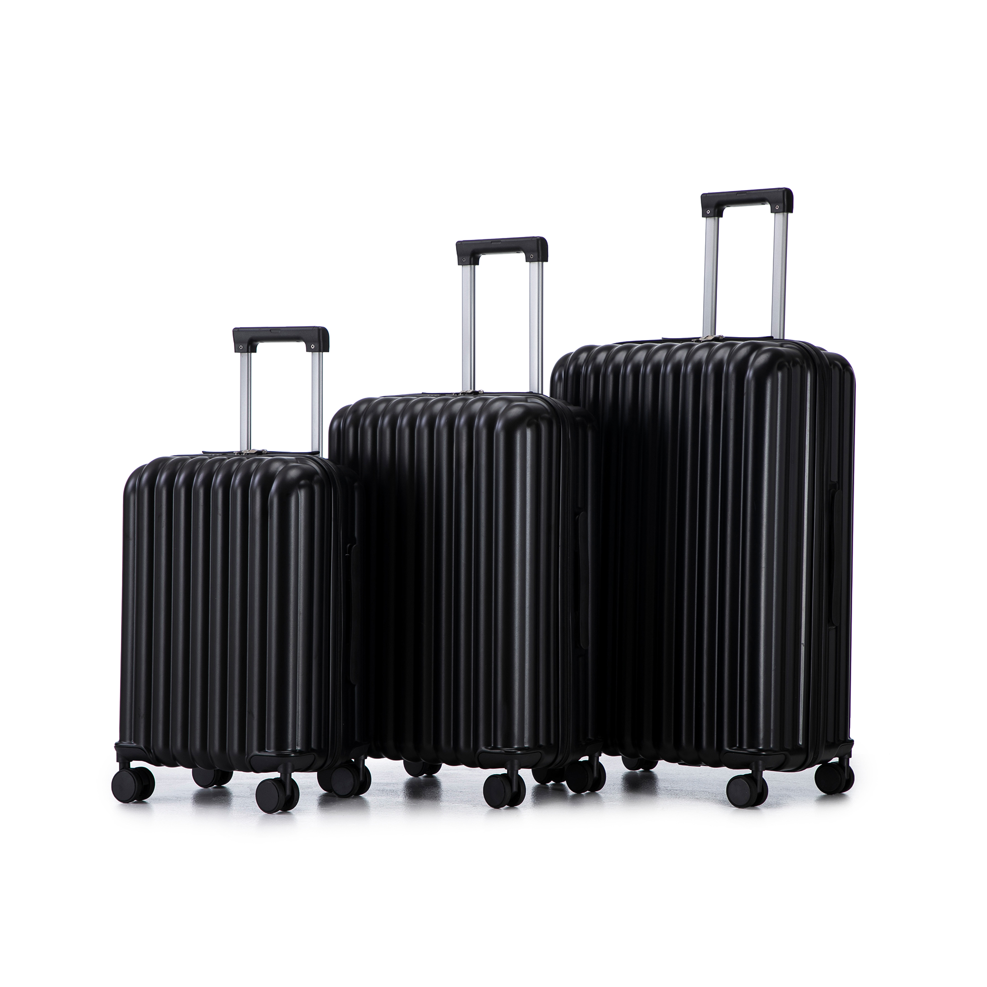 Ensemble 3 valises ABS 20/24/28", porte-gobelet, port USB