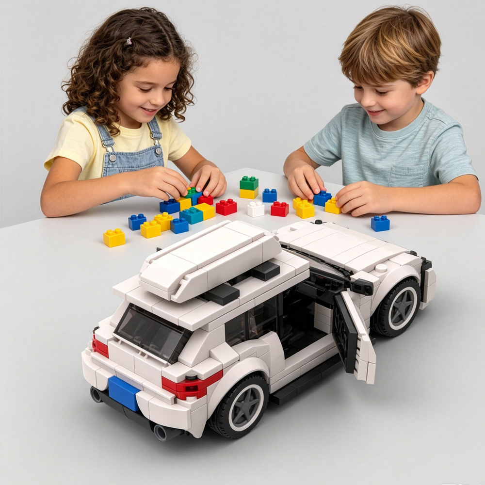 Jeu blocs voiture ville berline 340 pièces collectible