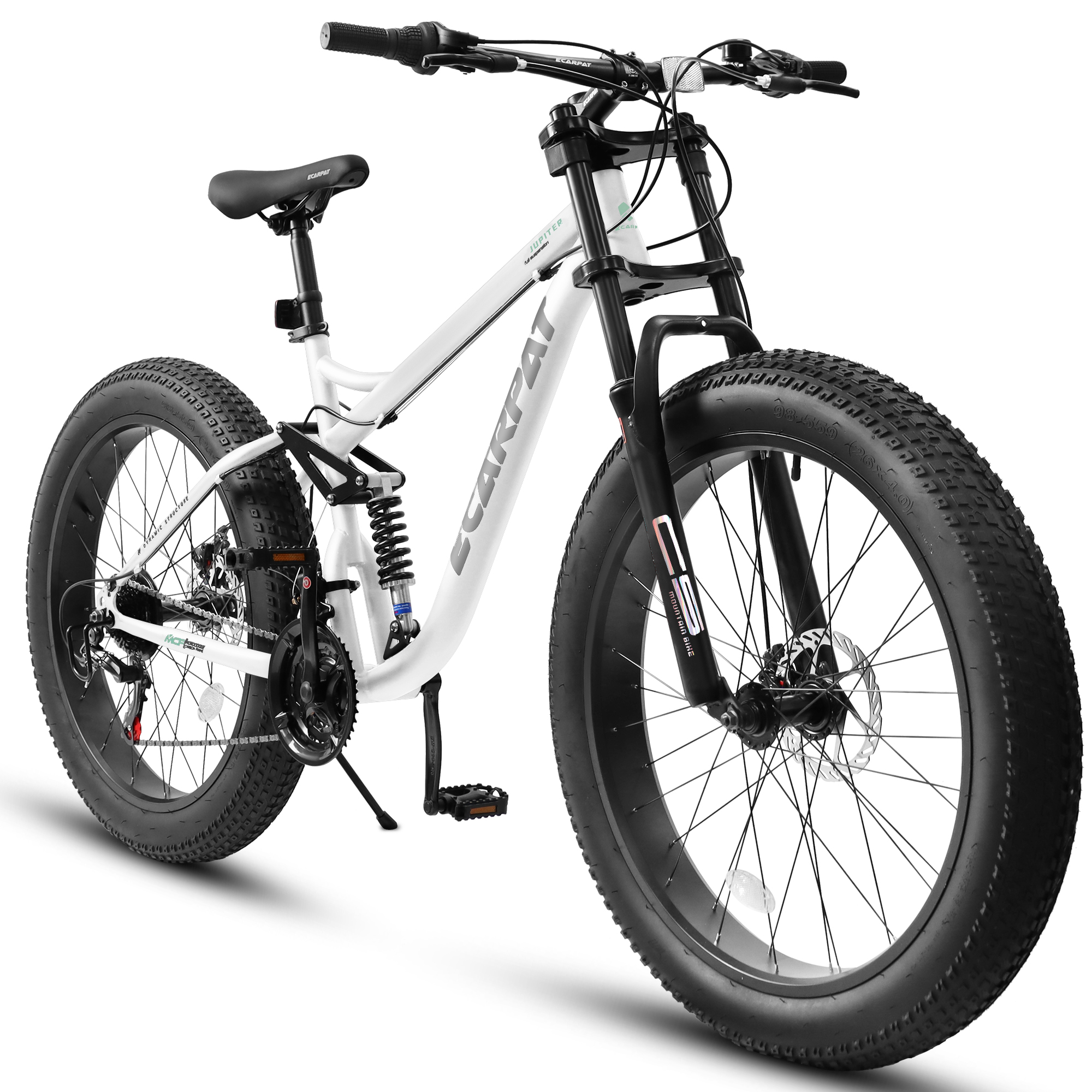 A26309 Vélo montagne 26po, suspension intégrale, 21 vitesses