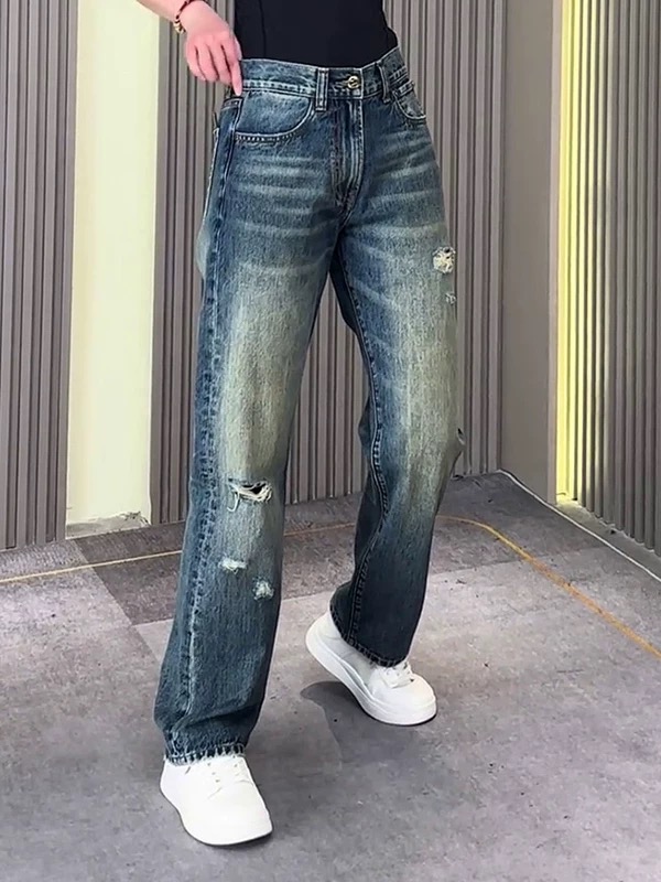 B2 - Pantalon Droit Petit Non-Élastique