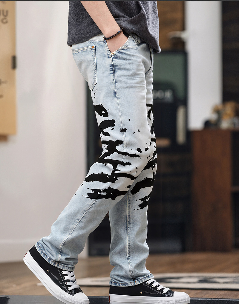 Pantalon droit étirable mince Shanxi