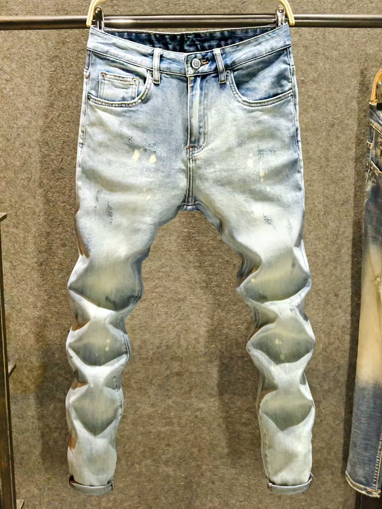 Pantalon droit étirable mince Shanxi
