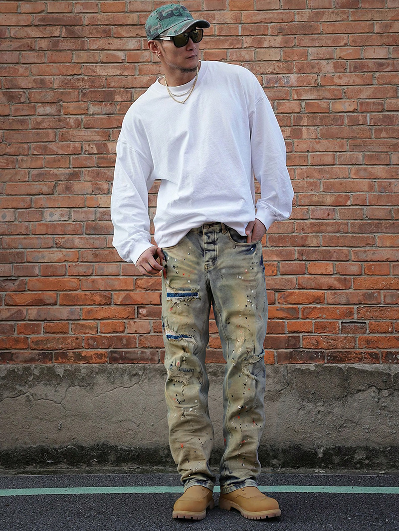 Pantalon Shanxi extensible mince droit